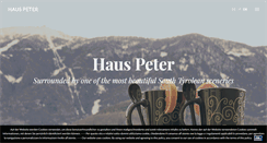 Desktop Screenshot of haus-peter.com