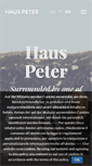 Mobile Screenshot of haus-peter.com