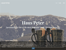 Tablet Screenshot of haus-peter.com